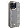 DKNY DKHMP15XPCPVSLE iPhone 15 Pro Max6.7" beżowy/beige hardcase Leather Checkered Mono Pattern MagSafe na NearMe.pl