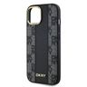 DKNY DKHMP15MPCPVSLK iPhone 15 Plus /14 Plus 6.7" czarny/black hardcase Leather Checkered Mono Pattern MagSafe na NearMe.pl