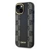 DKNY DKHMP15MPCPVSLK iPhone 15 Plus /14 Plus 6.7" czarny/black hardcase Leather Checkered Mono Pattern MagSafe na NearMe.pl