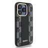 DKNY DKHMP15XPCPVSLK iPhone 15 Pro Max6.7" czarny/black hardcase Leather Checkered Mono Pattern MagSafe na NearMe.pl