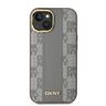 DKNY DKHMP14SPCPVSLE iPhone 146.1" beżowy/beige hardcase Leather Checkered Mono Pattern MagSafe na NearMe.pl