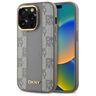 DKNY DKHMP14LPCPVSLE iPhone 14 Pro6.1" beżowy/beige hardcase Leather Checkered Mono Pattern MagSafe na NearMe.pl