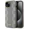 DKNY DKHMP15MPCPVSLE iPhone 15 Plus6.7" beżowy/beige hardcase Leather Checkered Mono Pattern MagSafe na NearMe.pl