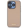 DKNY DKHMP15LPGHLME iPhone 15 Pro 6.1"   beżowy/beige hardcase Grained Metal Logo MagSafe na NearMe.pl