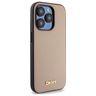 DKNY DKHMP15LPGHLME iPhone 15 Pro 6.1"   beżowy/beige hardcase Grained Metal Logo MagSafe na NearMe.pl