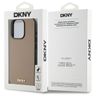 DKNY DKHMP15LPGHLME iPhone 15 Pro 6.1"   beżowy/beige hardcase Grained Metal Logo MagSafe na NearMe.pl