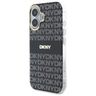 DKNY DKHMP16SHRHSEK iPhone 16 6.1"       czarny/black hardcase Repeat Texture Pattern With Stripe na NearMe.pl