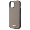 DKNY DKHMP15SPGHLME iPhone 15 6.1"       beżowy/beige hardcase Grained Metal Logo MagSafe na NearMe.pl