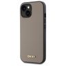 DKNY DKHMP15SPGHLME iPhone 15 6.1"       beżowy/beige hardcase Grained Metal Logo MagSafe na NearMe.pl