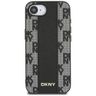Etui DKNY Leather Checkered Mono Pattern MagSafe do iPhone 16e / 17e czarny na NearMe.pl