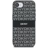 Etui DKNY Repeat Texture Pattern with    Tonal Stripe do iPhone 16e / 17e czarny na NearMe.pl