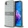 Etui DKNY Repeat Texture Pattern with    Tonal Stripe do iPhone 16e / 17e beżowy na NearMe.pl