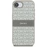 Etui DKNY Repeat Texture Pattern with    Tonal Stripe do iPhone 16e / 17e beżowy na NearMe.pl