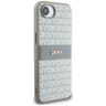 Etui DKNY Repeat Texture Pattern with    Tonal Stripe do iPhone 16e / 17e beżowy na NearMe.pl