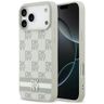 Etui DKNY Checkered with Printed Stripes do iPhone 17 Pro Max beżowy na NearMe.pl