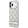 Etui DKNY Checkered with Printed Stripes do iPhone 17 Pro Max beżowy na NearMe.pl