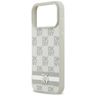 Etui DKNY Checkered with Printed Stripes do iPhone 17 Pro Max beżowy na NearMe.pl
