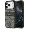 Etui DKNY Repeat Texture Pattern with Tonal Stripe do iPhone 17 Pro czarny na NearMe.pl