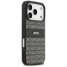 Etui DKNY Repeat Texture Pattern with Tonal Stripe do iPhone 17 Pro czarny na NearMe.pl
