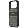 Etui DKNY Repeat Texture Pattern with Tonal Stripe do iPhone 17 Pro czarny na NearMe.pl
