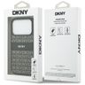 Etui DKNY Repeat Texture Pattern with Tonal Stripe do iPhone 17 Pro czarny na NearMe.pl