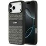 Etui DKNY Repeat Texture Pattern with Tonal Stripe do iPhone 17 Pro Max czarny na NearMe.pl