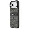 Etui DKNY Repeat Texture Pattern with Tonal Stripe do iPhone 17 Pro Max czarny na NearMe.pl