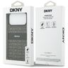 Etui DKNY Repeat Texture Pattern with Tonal Stripe do iPhone 17 Pro Max czarny na NearMe.pl