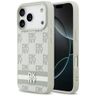 Etui DKNY Checkered with Printed Stripes do iPhone 17 Pro beżowy na NearMe.pl