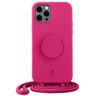 Etui JE PopGrip iPhone 12/12 Pro 6,1"różowy/orchid flower 30090 (Just Elegance) na NearMe.pl