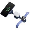 Ładowarka indukcyjna Bazic GoMag Trio 2  3w1 15W magnetyczna do iPhone/Watch/AirPods niebieski na NearMe.pl