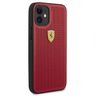 Ferrari FESPEHCP12SRE iPhone12 mini  5,4" czerwony/red hardcase On Track Perforated na NearMe.pl