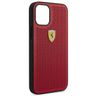 Ferrari FESPEHCP12SRE iPhone12 mini  5,4" czerwony/red hardcase On Track Perforated na NearMe.pl