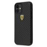 Ferrari FERCAHCP12SBK iPhone 12 mini 5,4" czarny/black hardcase On Track Real Carbon na NearMe.pl
