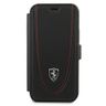 Ferrari FEOGOFLBKP12SBK iPhone 12 mini5,4" czarny/black book Off Track Perforated na NearMe.pl
