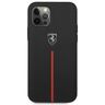 Ferrari FEOMSHCP12LBK iPhone 12 Pro Max czarny/black hardcase Off Track Leather Nylon Stripe na NearMe.pl