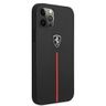 Ferrari FEOMSHCP12LBK iPhone 12 Pro Max czarny/black hardcase Off Track Leather Nylon Stripe na NearMe.pl
