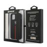 Ferrari FEOMSHCP12LBK iPhone 12 Pro Max czarny/black hardcase Off Track Leather Nylon Stripe na NearMe.pl