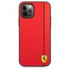 Ferrari FESAXHCP12LRE iPhone 12 Pro Max6,7" czerwony/red hardcase On Track Carbon Stripe na NearMe.pl
