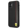 Ferrari FESAXHCP12SBK iPhone 12 mini5,4" czarny/black hardcase On Track Carbon Stripe na NearMe.pl