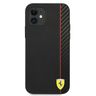 Ferrari FESAXHCP12SBK iPhone 12 mini5,4" czarny/black hardcase On Track Carbon Stripe na NearMe.pl