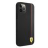 Ferrari FESAXHCP12LBK iPhone 12 Pro Max 6,7" czarny/black hardcase On Track Carbon Stripe na NearMe.pl