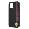 Ferrari FESAXHCP12LBK iPhone 12 Pro Max 6,7" czarny/black hardcase On Track Carbon Stripe na NearMe.pl