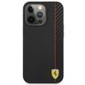Ferrari FESAXHCP13LBK iPhone 13 Pro/136,1" czarny/black hardcase On Track Carbon Stripe na NearMe.pl