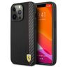 Ferrari FESAXHCP13XBK iPhone 13 Pro Max6,7" czarny/black hardcase On Track Carbon Stripe na NearMe.pl