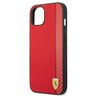 Ferrari FESAXHCP13SRE iPhone 13 mini5,4" czerwony/red hardcase On Track Carbon Stripe na NearMe.pl
