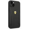 Ferrari FEHCP14MRBUK iPhone 14 Plus / 15 Plus 6.7" czarny/black hardcase Leather Stamp Sides na NearMe.pl