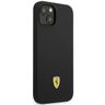 Ferrari FEHCP14SSIBBK iPhone 14 / 15 / 13 6.1" czarny/black hardcase Silicone Metal Logo na NearMe.pl