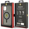 Ferrari FEHMP14MURKK iPhone 14 Plus / 15 Plus 6.7" czarny/black hardcase Translucent Magsafe na NearMe.pl
