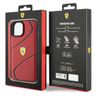 Ferrari FEHCP15SPTWR iPhone 15 / 14 / 13 6.1" czerwony/red hardcase Twist Metal Logo na NearMe.pl